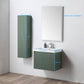 Blossom 028 24 27 A SC Blossom 24" Floating Bathroom Vanity with Sink & Side Cabinet - Aventurine Green 028 24 27 A SC