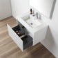 Blossom 028 30 01 A Blossom 30" Floating Bathroom Vanity with Sink - Matte White 028 30 01 A