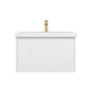 Blossom 028 30 01 A Blossom 30" Floating Bathroom Vanity with Sink - Matte White 028 30 01 A