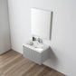 Blossom 028 30 15 A Blossom 30" Floating Bathroom Vanity with Sink - Light Gray 028 30 15 A