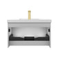 Blossom 028 30 15 A Blossom 30" Floating Bathroom Vanity with Sink - Light Gray 028 30 15 A