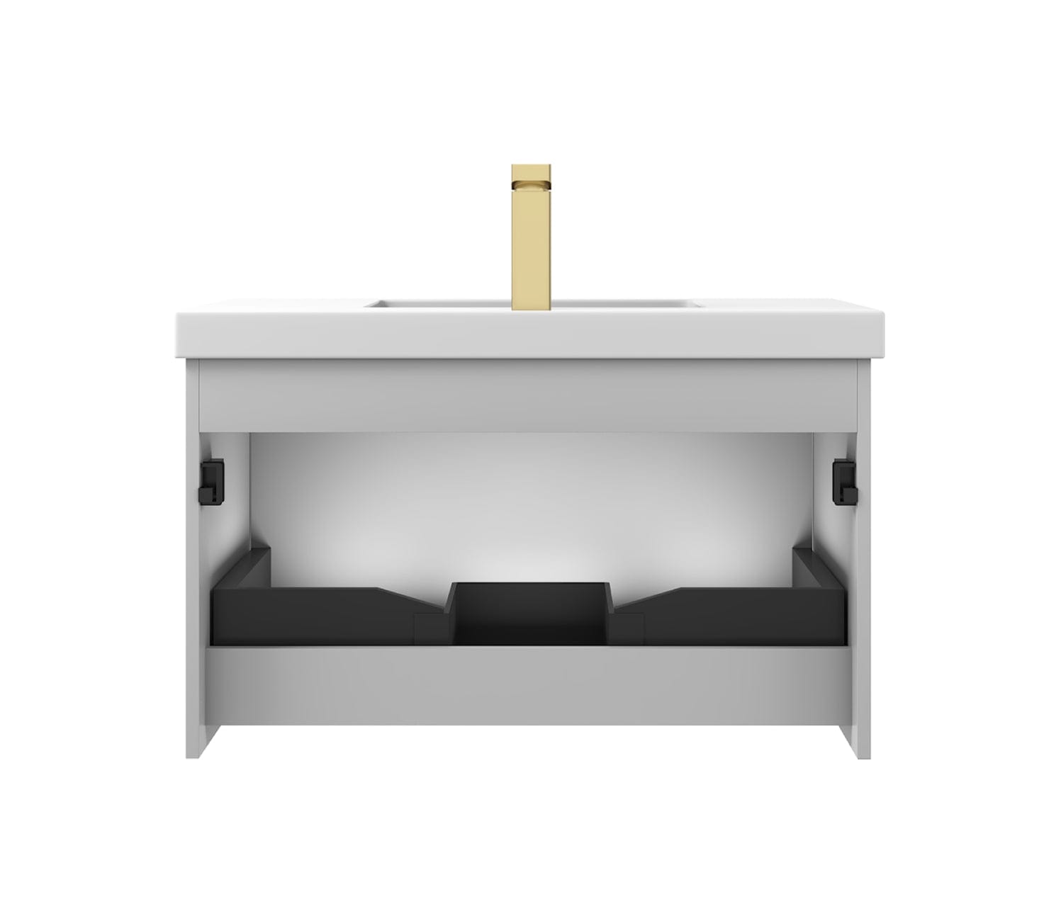 Blossom 028 30 15 A Blossom 30" Floating Bathroom Vanity with Sink - Light Gray 028 30 15 A