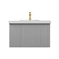 Blossom 028 30 15 A Blossom 30" Floating Bathroom Vanity with Sink - Light Gray 028 30 15 A