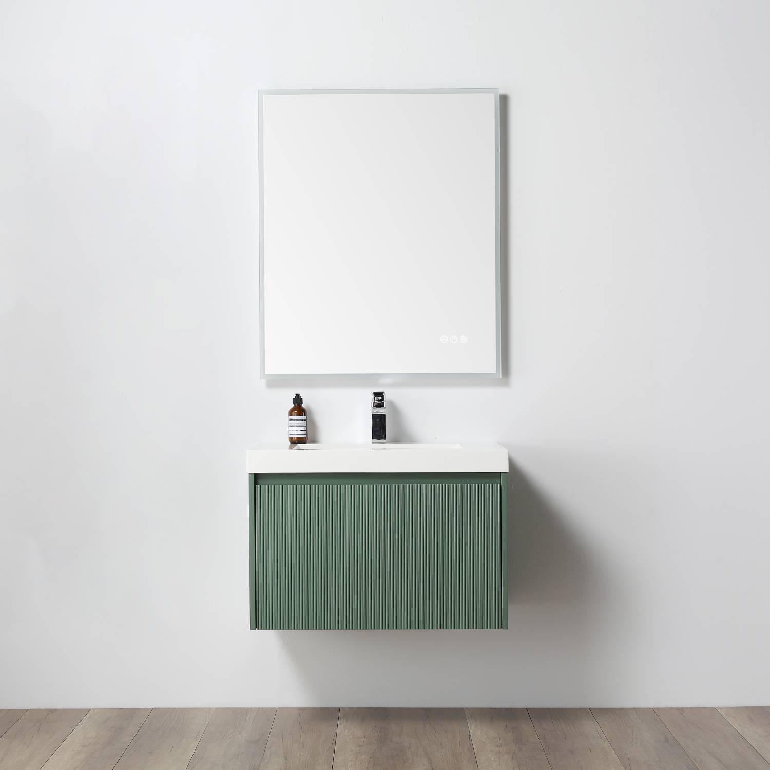 Blossom 028 30 27 A Blossom 30" Floating Bathroom Vanity with Sink - Aventurine Green 028 30 27 A