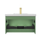 Blossom 028 30 27 A Blossom 30" Floating Bathroom Vanity with Sink - Aventurine Green 028 30 27 A