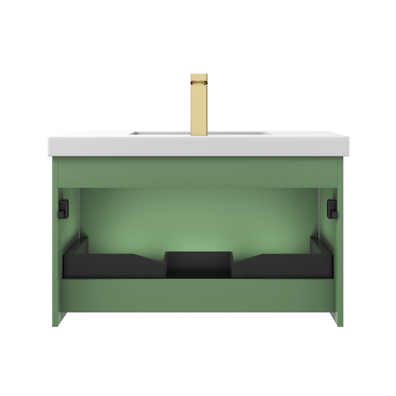 Blossom 028 30 27 A Blossom 30" Floating Bathroom Vanity with Sink - Aventurine Green 028 30 27 A