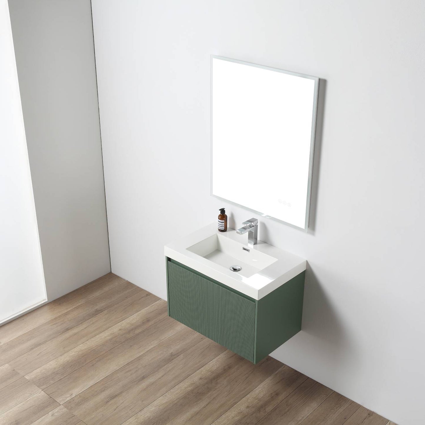 Blossom 028 30 27 A Blossom 30" Floating Bathroom Vanity with Sink - Aventurine Green 028 30 27 A