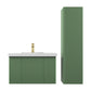 Blossom 028 30 27 A SC Blossom 30" Floating Bathroom Vanity with Sink & Side Cabinet - Aventurine Green 028 30 27 A SC