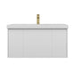 Blossom 028 36 01 A Blossom 36" Floating Bathroom Vanity with Sink - Matte White 028 36 01 A