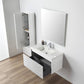 Blossom 028 36 01 A SC Blossom 36" Floating Bathroom Vanity with Sink & Side Cabinet - Matte White 028 36 01 A SC