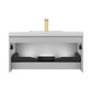 Blossom 028 36 15 A Blossom 36" Floating Bathroom Vanity with Sink - Light Gray 028 36 15 A