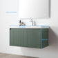 Blossom 028 36 27 A Blossom 36" Floating Bathroom Vanity with Sink - Aventurine Green 028 36 27 A