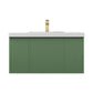 Blossom 028 36 27 A Blossom 36" Floating Bathroom Vanity with Sink - Aventurine Green 028 36 27 A