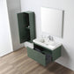 Blossom 028 36 27 A SC Blossom 36" Floating Bathroom Vanity with Sink & Side Cabinet - Aventurine Green 028 36 27 A SC