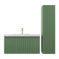 Blossom 028 36 27 A SC Blossom 36" Floating Bathroom Vanity with Sink & Side Cabinet - Aventurine Green 028 36 27 A SC