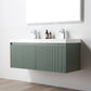 Blossom 028 48 27D A 2SC Blossom 48" Floating Bathroom Vanity with Double Sink & 2 Side Cabinets - Aventurine Green 028 48 27D A 2SC