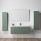 Blossom 028 48 27S A 2SC Blossom 48" Floating Bathroom Vanity with Single Sink & 2 Side Cabinets - Aventurine Green 028 48 27S A 2SC