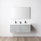 Blossom 028 48D 15 A Blossom 48" Floating Bathroom Vanity with Double Sink - Light Gray 028 48D 15 A