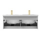 Blossom 028 48D 15 A Blossom 48" Floating Bathroom Vanity with Double Sink - Light Gray 028 48D 15 A