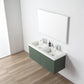 Blossom 028 48D 27 A Blossom 48" Floating Bathroom Vanity with Double Sink - Aventurine Green 028 48D 27 A