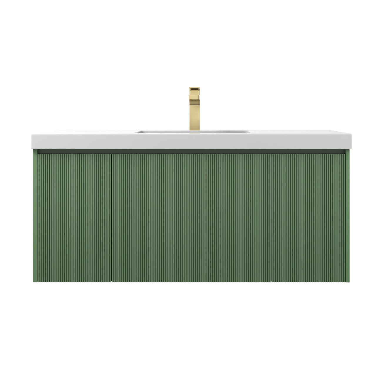 Blossom 028 48S 27 A Blossom 48" Floating Bathroom Vanity with Single Sink - Aventurine Green 028 48S 27 A