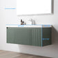 Blossom 028 48S 27 A Blossom 48" Floating Bathroom Vanity with Single Sink - Aventurine Green 028 48S 27 A