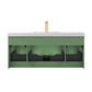 Blossom 028 48S 27 A Blossom 48" Floating Bathroom Vanity with Single Sink - Aventurine Green 028 48S 27 A