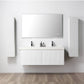 Blossom 028 60 01 A 2SC Blossom 60" Floating Bathroom Vanity with Sink & 2 Side Cabinets - Matte White 028 60 01 A 2SC