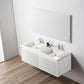 Blossom 028 60 01 A Blossom 60" Floating Bathroom Vanity with Sink - Matte White 028 60 01 A