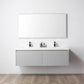 Blossom 028 60 15 A Blossom 60" Floating Bathroom Vanity with Sink - Light Gray 028 60 15 A