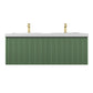 Blossom 028 60 27 A Blossom 60" Floating Bathroom Vanity with Sink - Aventurine Green 028 60 27 A