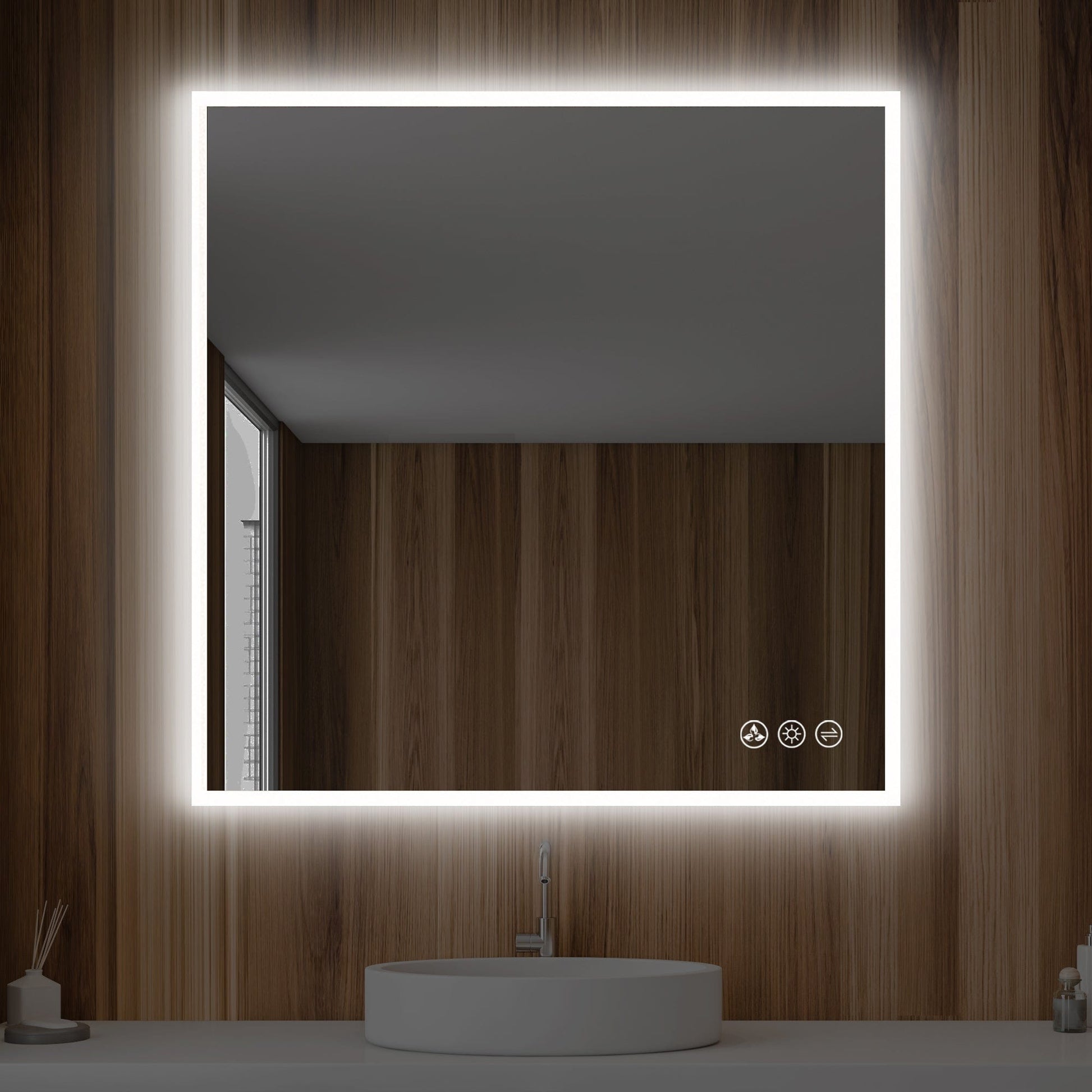 Blossom LED M2 3636 Blossom Beta - 36" LED Mirror Frosted Sides LED M2 3636