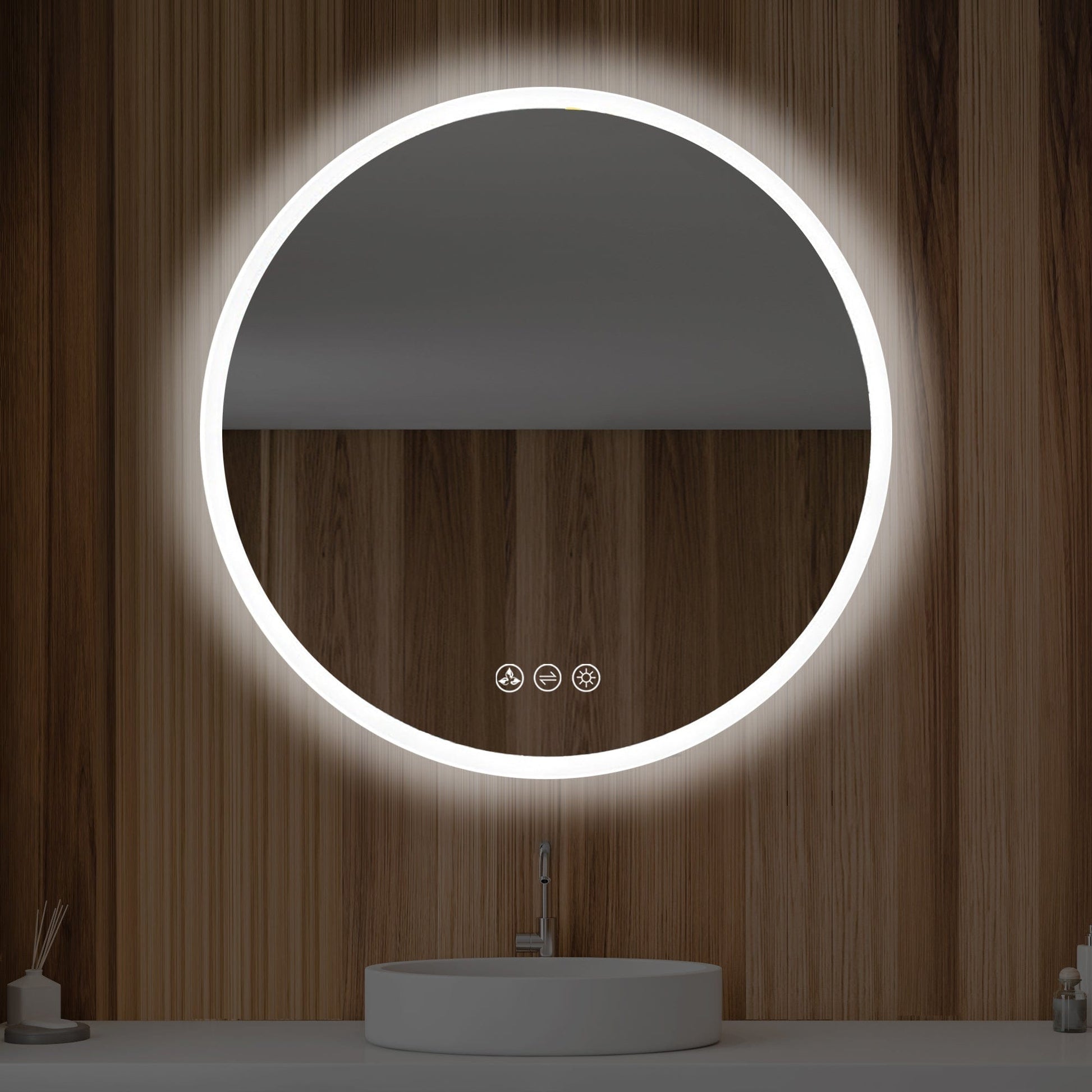 Blossom LED M3 R24 Blossom Orion - 24" Round LED Mirror Frosted Side LED M3 R24