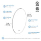 Blossom LED M3 R32 Blossom Orion - 32" Round LED Mirror Frosted Side LED M3 R32
