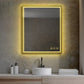 Blossom LED M4 3036 BG Blossom Stellar - 30" LED Mirror Brushed Gold Frame LED M4 3036 BG