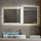 Blossom LED M4 3036 BG Blossom Stellar - 30" LED Mirror Brushed Gold Frame LED M4 3036 BG