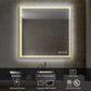 Blossom LED M4 3636 BG Blossom Stellar - 36" LED Mirror Brushed Gold Frame LED M4 3636 BG