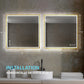 Blossom LED M4 3636 BG Blossom Stellar - 36" LED Mirror Brushed Gold Frame LED M4 3636 BG