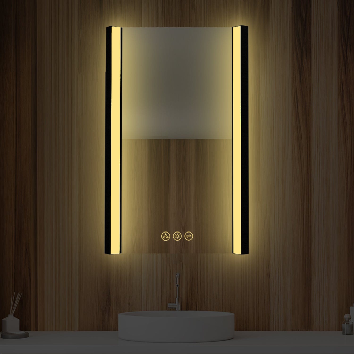 Blossom LED M5 2032 MB Blossom Binary 20″ LED Mirror - Matte Black LED M5 2032 MB