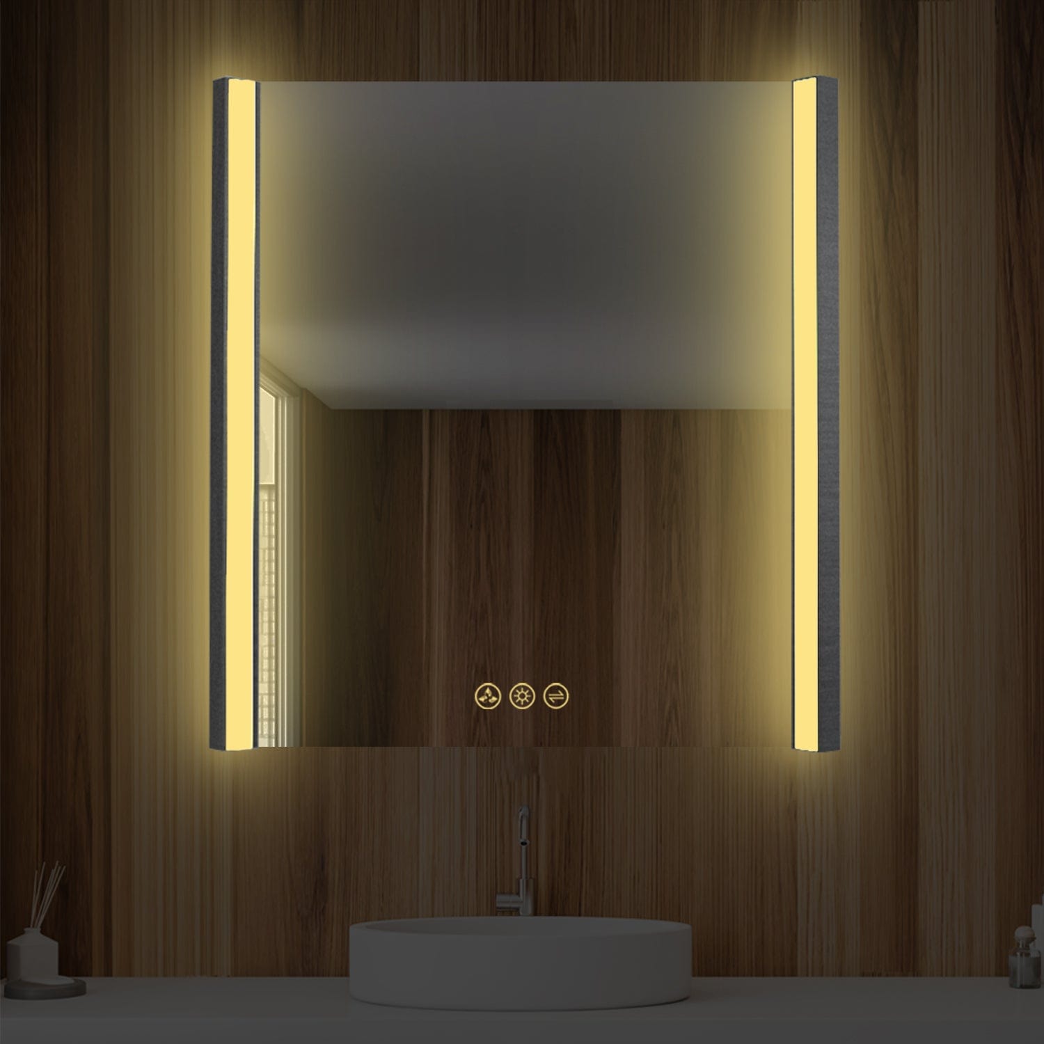 Blossom LED M5 3032 CH Blossom Binary 30″ LED Mirror - Chrome LED M5 3032 CH