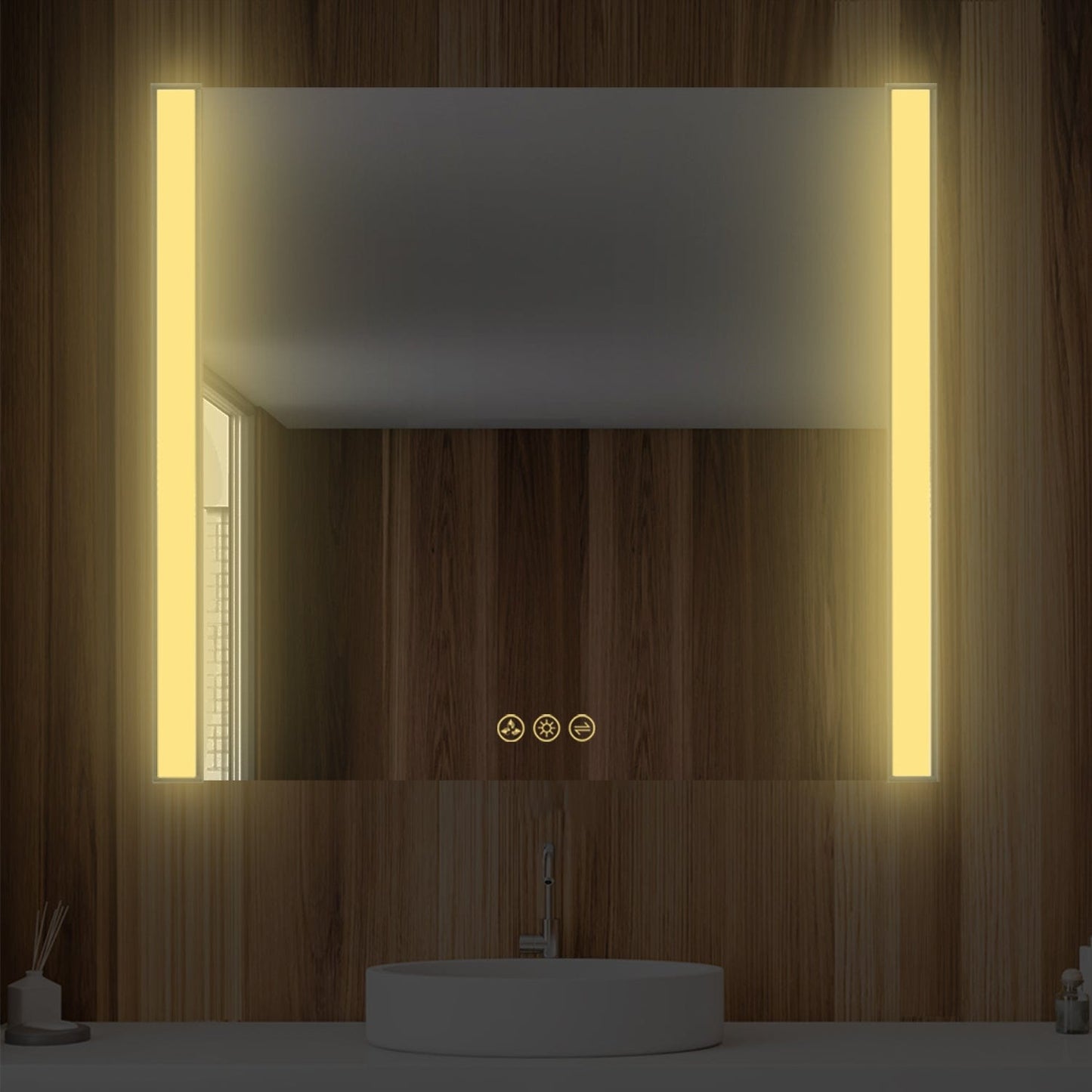 Blossom LED M5 3632 MB Blossom Binary 36″ LED Mirror - Matte Black LED M5 3632 MB