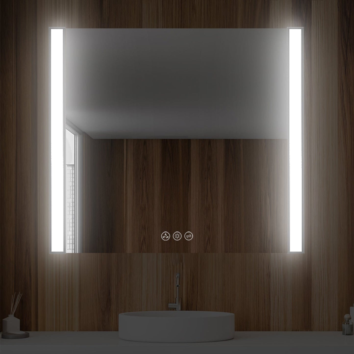 Blossom LED M5 3632 MB Blossom Binary 36″ LED Mirror - Matte Black LED M5 3632 MB