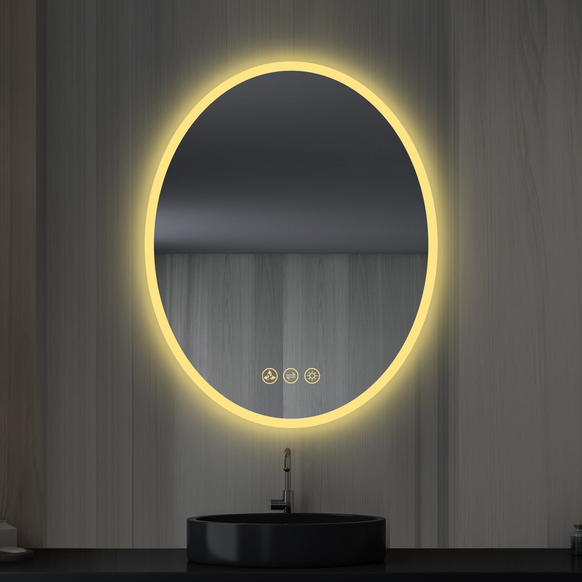 Blossom LED M6 2030 Blossom Oval - 20'' LED Mirror Frosted Side LED M6 2030