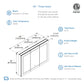 Blossom MCL4 4832 Blossom Vega - 48" LED Medicine Cabinet MCL4 4832