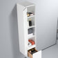 Blossom S8036 12 01 L Blossom Assisi 12″ Side Cabinet (Left) - Glossy White S8036 12 01 L