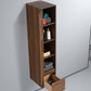 Blossom S8036 12 11 L Blossom Assisi 12″ Side Cabinet (Left) - Brown Walnut S8036 12 11 L