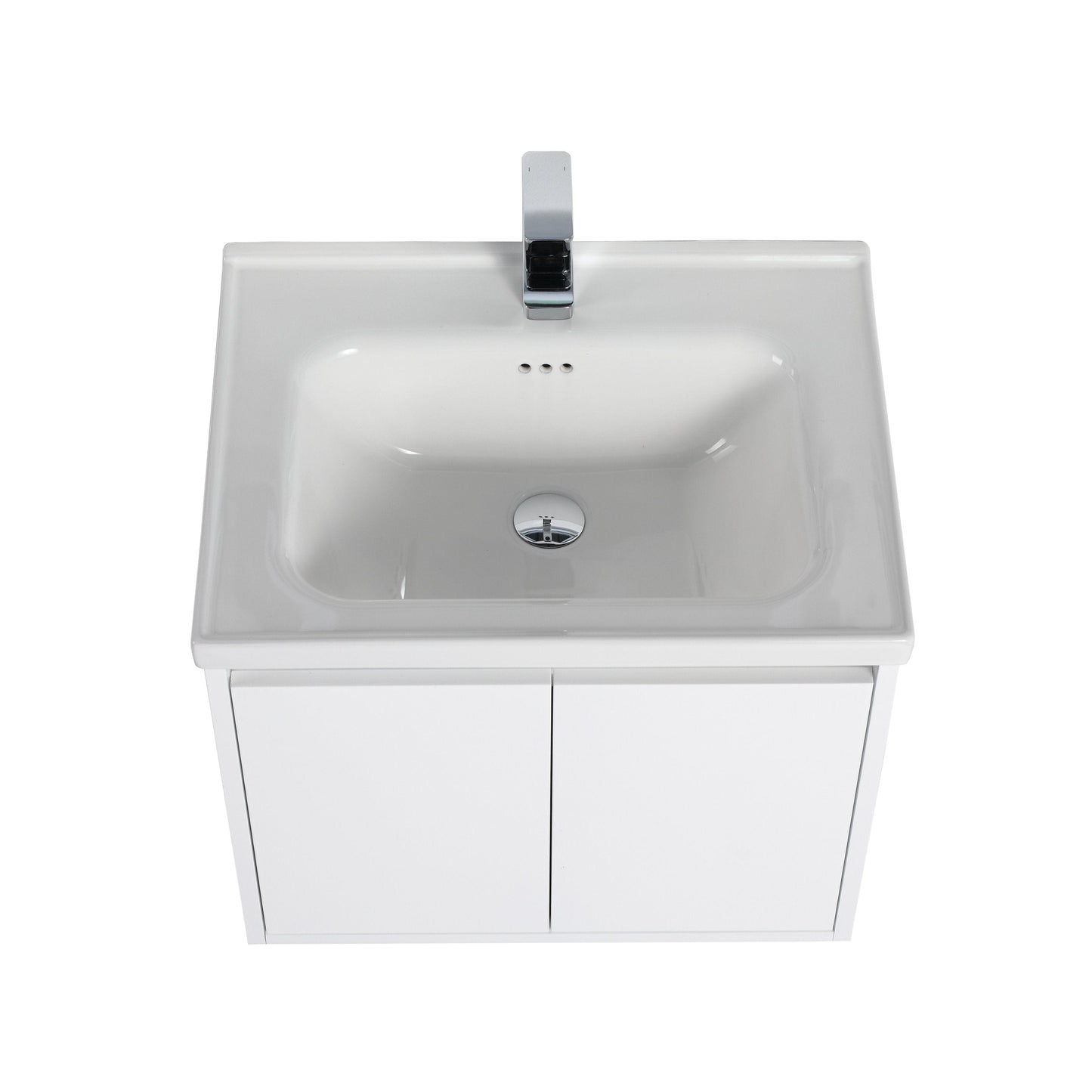 Blossom V8035 24 01 C Blossom Bern 24″ Vanity With Ceramic Basin - Glossy White V8035 24 01 C