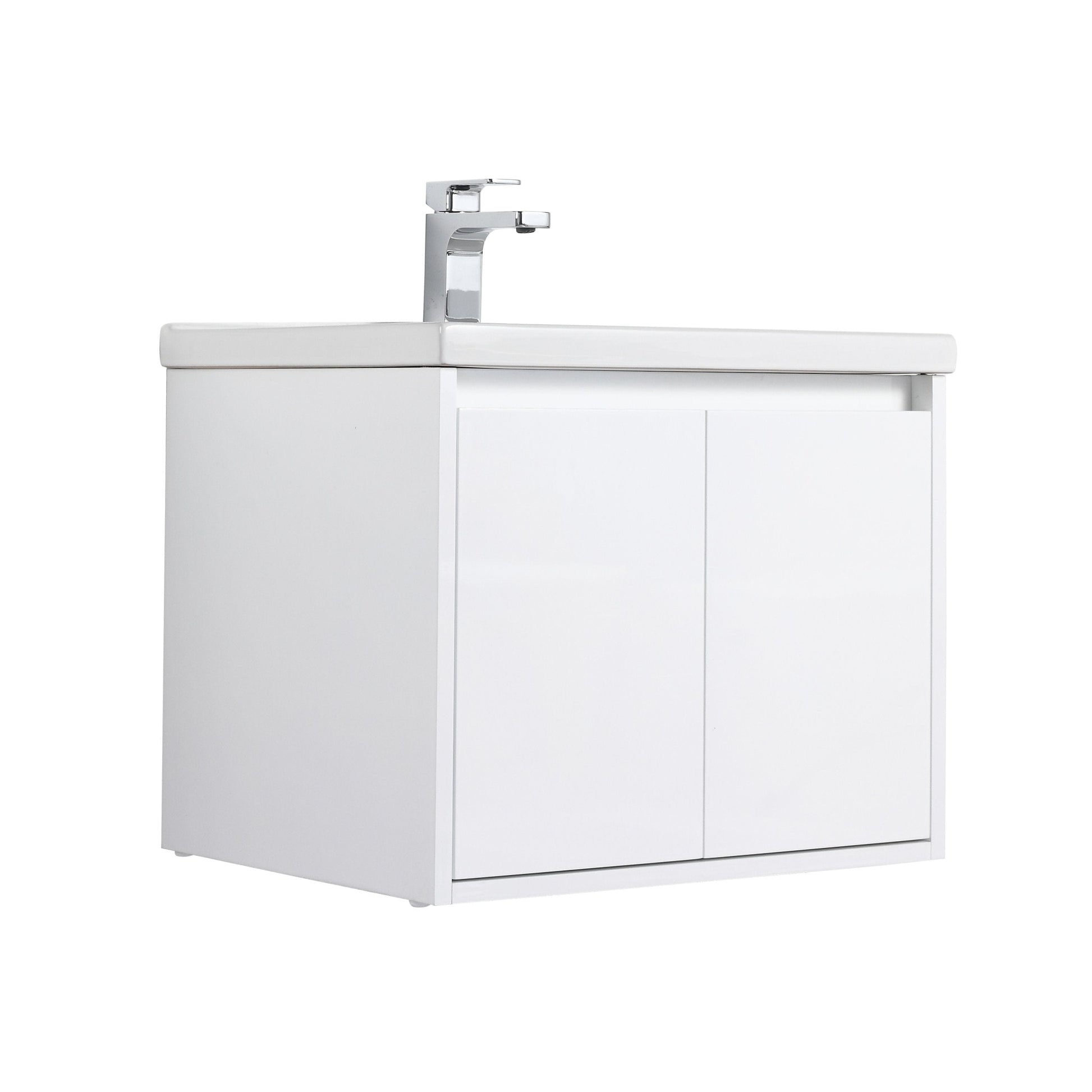 Blossom V8035 24 01 C Blossom Bern 24″ Vanity With Ceramic Basin - Glossy White V8035 24 01 C