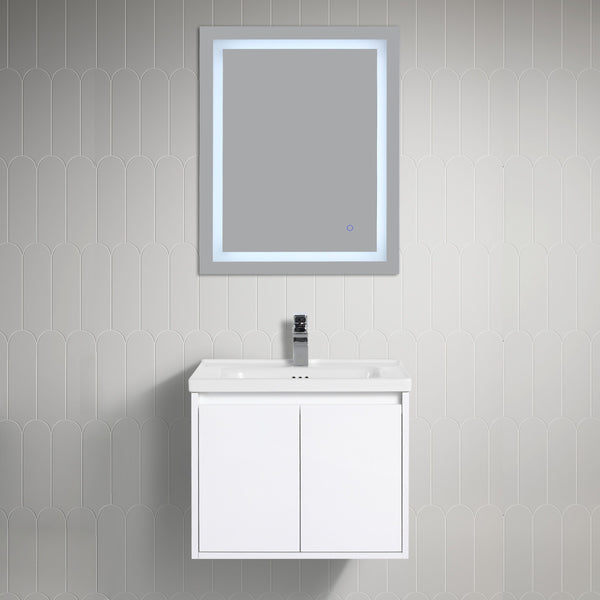 Blossom V8035 24 01 C Blossom Bern 24″ Vanity With Ceramic Basin - Glossy White V8035 24 01 C