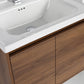 Blossom V8035 24 11 C  Blossom Bern 24″ Vanity With Ceramic Basin - Brown Walnut V8035 24 11 C 